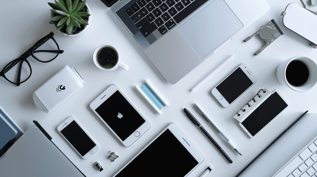 Illustration of AI automation tools used by small business owners